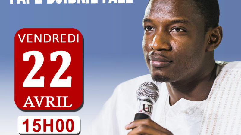 Pape Djibril Fall face à la presse ce vendredi