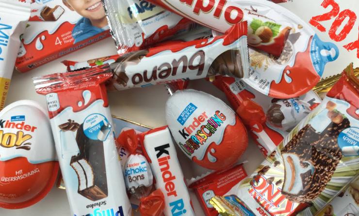 SALMONELLOSE : 151 cas d’infection liés à des chocolats de la marque Kinder