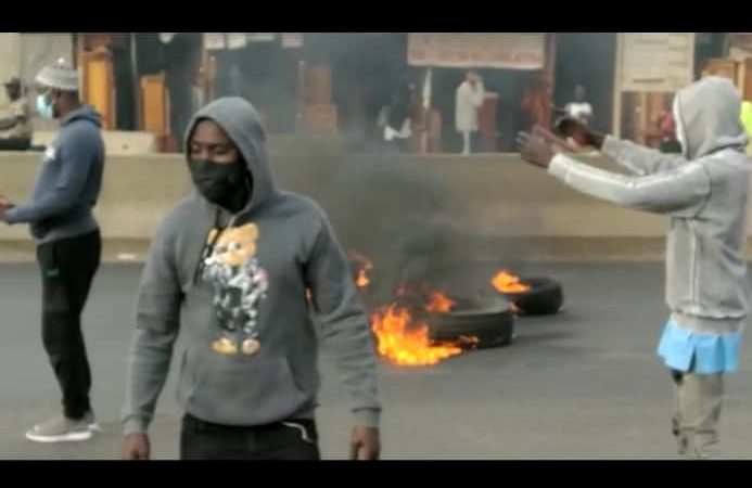 Urgent manifestation à Bountou Pikine