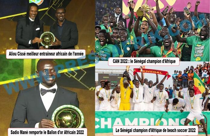 Rétro – Sacre à la CAN, qualification aux Mondiaux de foot et hand ball, razzia aux CAF Awards: 2022, une année faste pour le sport sénégalais