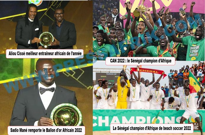 Rétro – Sacre à la CAN, qualification aux Mondiaux de foot et hand ball, razzia aux CAF Awards: 2022, une année faste pour le sport sénégalais