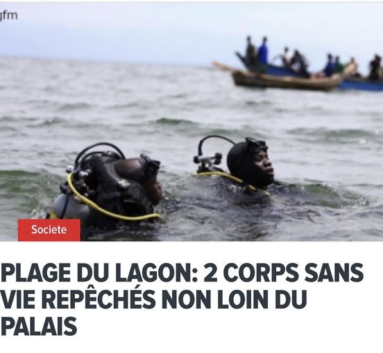 Plage Du Lagon: 2 Corps Sans Vie Repêchés Non Loin Du Palais