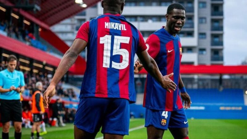 FC Barcelone : Bonne Nouvelle Pour Les Sénégalais Mikayil Faye Et Mamadou Mbacké Fall