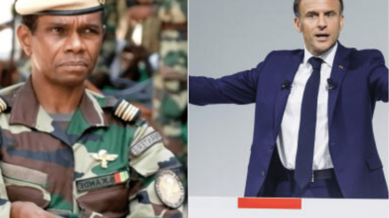 Le Président Emmanuel Macron honore le Général Kandé